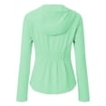 thumbnail image 7 of Miluxas Womens Sun Hoodie UPF 50+ UV Protection Long Sleeve Hoody Jackets Lightweight Rash Guard Outdoor Sun Shirts for Hiking Fishing Active Mint Green, 7 of 7