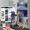 thumbnail image 4 of 3.7HP Folding Treadmill for Home w/ APP Control, 300lbs Capacity, Adjustable Incline, 64+7 Programs, Bluetooth Speakers, Electric Treadmill Running Machine, Knee Strap Gift, 4 of 15