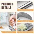 thumbnail image 5 of 2026 Upgrade Stainless Steel Garlic Press Rocker, Heavy Duty Garlic Mincer Chopper with Peeler & Cleaning Brush, 5 of 9