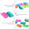 thumbnail image 4 of KAKOWELY 24pcs Silicone Rectangular Design Muffin Molds Cake Baking Cups (Random Color),3.15"X1.97"X0.79", 4 of 5