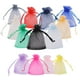 thumbnail image 1 of 100 pcs Organza Favor Bags Wedding Party Candy Jewelry Decoration Party Gift Multi 9 x 12cm, 1 of 5