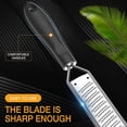 thumbnail image 3 of Lemon Zester & Cheese Grater - Stainless Steel - Kitchen Tool , Nutmeg, Chocolate, Vegetables, Fruits, Dishwasher, 3 of 5