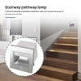 thumbnail image 3 of 4pcs Stair Light Led 3w Led Recessed Wall Light Footlight Step Indoor Background Lighting Nightlighv, 3 of 5