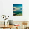 thumbnail image 2 of LHONGY Lake Tahoe Wall Art - Emerald Bay Landscape Canvas Print, Crystal &amp; Mountain Scenery 12x16 in, 2 of 5