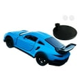 thumbnail image 4 of Modelo de coche de derrape, decoración de consola central 1/64, decoración de escritorio para el hogar, oficina, regalo de cumpleaños, accesorios Azul, 4 of 8