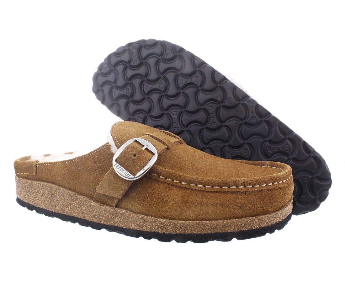 Birkenstock Womens Buckley Suede Slip On Mules