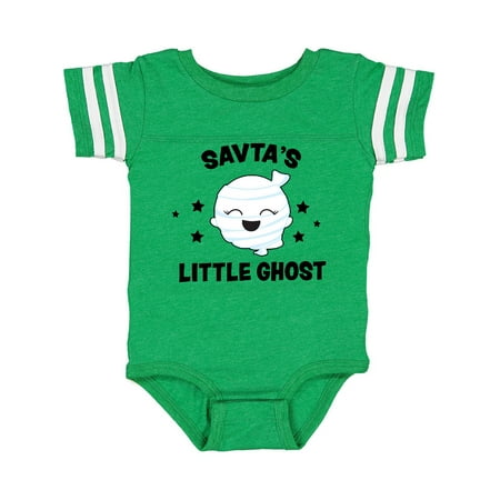 

Inktastic Cute Savta s Little Ghost with Stars Gift Baby Girl Bodysuit