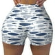 thumbnail image 2 of Fotbe Blue Fish Shorts Sin Costuras – Shorts Deportivos de Cintura Alta para Mujer, Elásticos para Gimnasio, Yoga, Running o Ciclismo-Large, 2 of 8