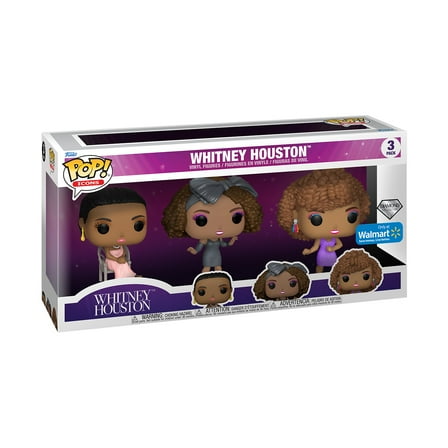 Funko Pop! Rocks: Whitney Houston 3-Pack Vinyl Figures