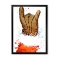 thumbnail image 3 of Designart Christmas Holiday Fancy Santa Claus IV Traditional Framed Wall Art, 3 of 4