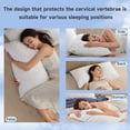 thumbnail image 4 of Z-HOM Juego de 2 Almohadas para Cama, Almohadas de Tamaño Estándar para Hotel, Almohadas Suaves de Alternativa Al Plumón para Lado, Espalda y Estómago Sleepers 20x26 Pulgadas, 4 of 7