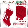 Christmas decorations socks Personalized Red Knit Christmas Stocking
