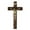 Jc-7071-k, variant on Notched Edge Walnut Wood Catholic Wall Cross Crucifix with Pewter Jesus Christ, 8 Inch