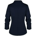 thumbnail image 4 of Blazers For Women Business Casual Sevevn Women's Pleated Sleeves Work Office Coat Suit Jacket, 4 of 4