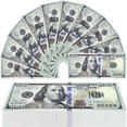 thumbnail image 1 of Jindong 100 Piece Set of 100$ PropMovie Props Real and Fun Toys, 1 of 4