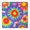 Rainbow Tie Dye, variant on Colorful Rainbow Tie Dye Spiral Pattern Square Fitted Tablecloth with Elastic Edge,Square Table Cover,Washable Elastic Table Cover for Home Kitchen Party Decor 34"x34"