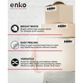 thumbnail image 3 of enKo 1540 Labels, 1-1/3" x 4" - White - Address, Mailing, Shipping & Barcode Blank Labels, 3 of 7