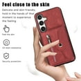 thumbnail image 2 of Allytechgroup Cell Phone Bag Case for Galaxy A15, Crossbody Strap Lanyard Cards Holder Shockproof Zipper Pocket Wallet Case Cover for Samsung Galaxy A15, Red, 2 of 10