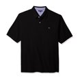 thumbnail image 1 of Polo de rugby Tommy Hilfiger Solid Ivy para hombre, negro, 4XLT, 1 of 1