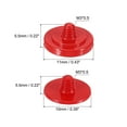 thumbnail image 2 of Unique Bargains Shutter Release Button Soft Shutter Release Button Copper Camera Shutter Button Red 2 Pack, 2 of 6