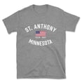 thumbnail image 1 of St. Anthony Minnesota Patriot Men's Cotton T-Shirt, 1 of 1