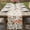 Beige, variant on Table Runner 70 Inches Long for Kitchen Dining, Vintage Leaves Dresser Scarf Farmhouse, Dining Table Decorations for Wedding/Parties, Summer Botanical Pastoral Watercolor 13 x 70 In