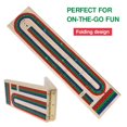 thumbnail image 4 of Juego de mesa Cribbage GOTHINK, plegable, de madera, con 9 pinzas, 4 of 7