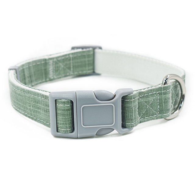 Collar de perro de algodón agradable para la piel, súper cómodo y liviano, adecuado para cachorros o perros con piel sensible