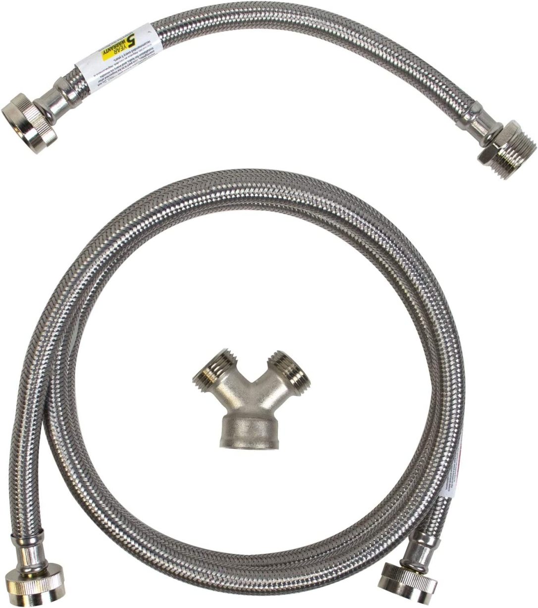 Codllyne Steam Dryer Installation Kit Steam Dryer Hose, Y Connector and