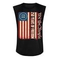 thumbnail image 3 of Mens Independence Day Shirts Patriotic 250 Anniversary Usa Shirt Crew Neck Graphic American Flag Tank Tops Sleeveless Muscle Fit Usa Flag T Shirts Dark Blue 3XL, 3 of 3