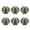 Color:Grey, variant on 6Pcs Multicolored Protein Shaker Balls for Smooth Mixing in Shake Bottles Random Color Plastic Blending Balls