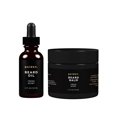 thumbnail image 1 of Paquete de bálsamo y aceite para barba Golden Grooming para hombres | Kit de crecimiento natural con manteca de karité | XL | Aroma fresco, 1 of 5