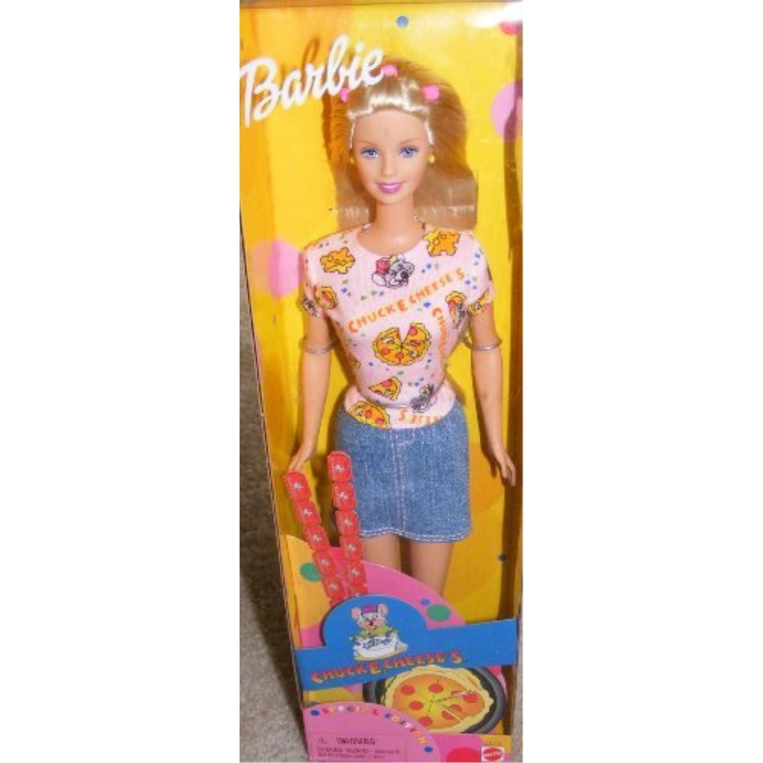 chuck e cheese barbie