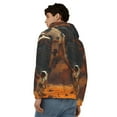 thumbnail image 4 of Naloa Astronaut Exploring Mars Men’s Hoodies, Zip up Hoodie, Sweatshirts,Hoodies for Men Sizes S-3XL-Large, 4 of 5