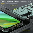 thumbnail image 4 of Allytech for Motorola Moto G Stylus 5G 2023 Phone Case with Ring Holder & Slide Camera Cover, Ring Kickstand Drop Proof Magnetic Heavy Duty Rugged Hybrid Case Cover for Moto G Stylus 5G 2023,Darkgreen, 4 of 7