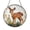 Stained Glass 5.9 Inch, variant on Forest Inspired Deer Glass Window Hanging Decor, Nature Style Light Catching Art, Decorative Animal Glass Accent for Home Window Display