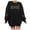 Beige, variant on Riforla Embroidered Letter Print Long Sleeve Crewneck Pullover Top Sweatshirts for Women for Aunt Brown XXL