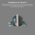 thumbnail image 4 of VR Headset Earmuffs, Durable Earphone Replacement Breathable Comfortable Perfect Fit  for Quest 2, 4 of 8