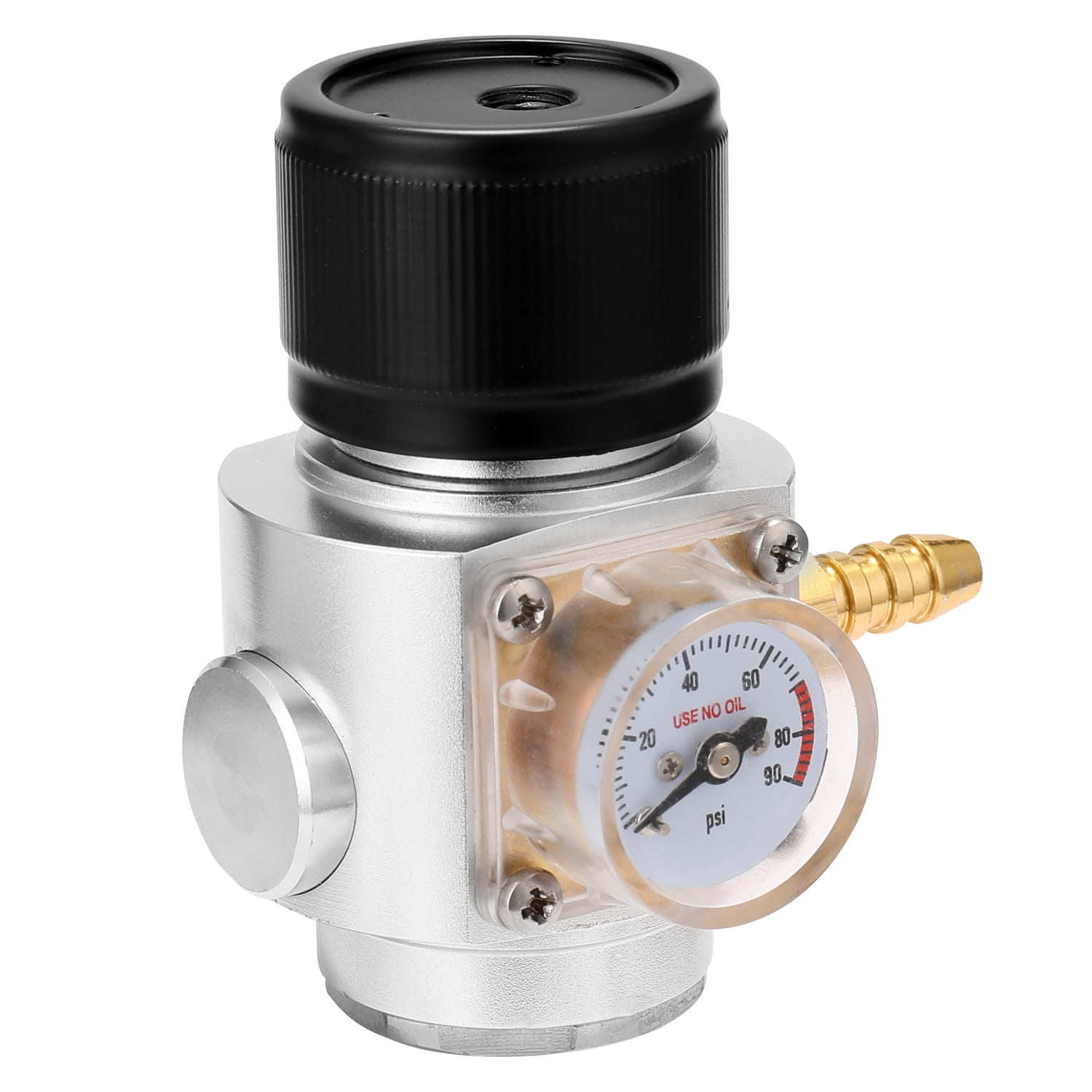Janhiny Sodastream CO2 Mini Gas Ladegerät 0-90 PSI Manometer für Sodawasser Bier Kegerator