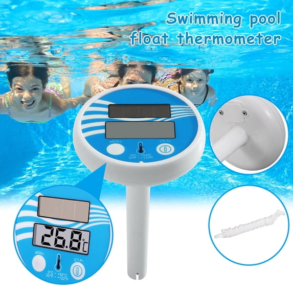 Digital Thermometer, Wireless Swimming Pool Temperature Measurement for Small Aquarium Bath Water Spa