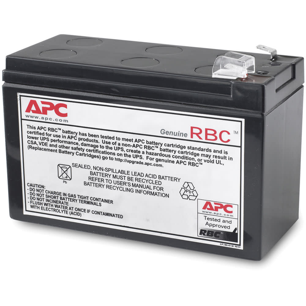 APC by Schneider Electric Replacement Battery Cartridge 110, Black