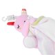 thumbnail image 2 of Infant Comfort Cartoon Towel Hanging Newborn Plush Toy Accompanying Baby Soothing TowelPink Rabbit, 2 of 4