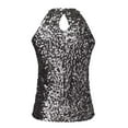 thumbnail image 4 of DuoJiaJ Women's Sequin Halter Top Women’s Cami Tanks, 4 of 4