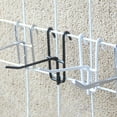 thumbnail image 2 of Yesbay 10Pcs Hooks Wear-resistant Removable Metal Stable Mesh Panel Hangers,Black 10cm, 2 of 6