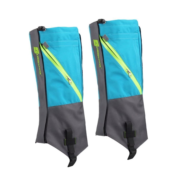 Waterpoof Leg Guard Gaiter Camping Outdoor Senderismo BOLSILLO CON CREMALLERA Cola Botas de senderismo