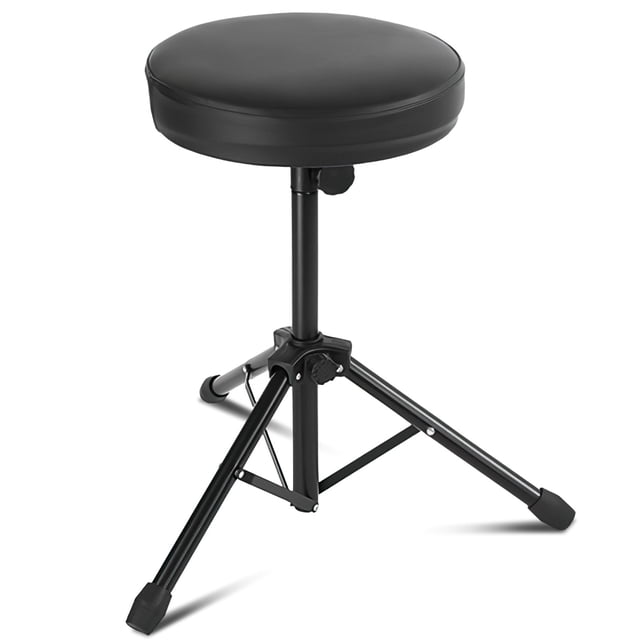 Taburete de tambor Timcorr Silla de tambor Acolchado Altura Ajustable Plegable