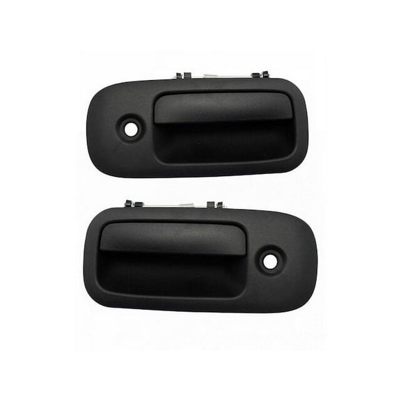 Left and Right Door Handle Set 2 Piece - Compatible with 2003 - 2014 GMC Savana 1500 2004 2005 2006 2007 2008 2009 2010 2011 2012 2013