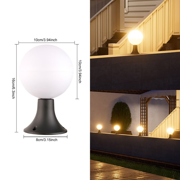 Luces LED, lámpara de escritorio, luz de noche, luz de lectura, 2 luces solares para exteriores, luces solares decorativas para jardín, lámpara de césped.