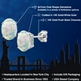 thumbnail image 2 of Gem Stone King 14K White Gold Simulated White Opal Double Notch Stud Earrings for Women Men | 2.00 Cttw | Gemstone October Birthstone | Oval Cabochon 9X7MM, 2 of 6