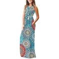 thumbnail image 2 of Vestido largo suelto sin mangas de verano para mujer Vestido largo casual con bolsillos Ormromra, 2 of 3